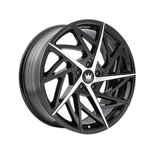 1 X MAZZI FREESTYLE 20X8.5 5-120 74.1 Hub 35 Offset Black Wheel Rim