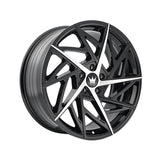 1 X MAZZI FREESTYLE 20X8.5 5-120 74.1 Hub 35 Offset Black Wheel Rim