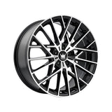 1 X MAZZI JINX 20X8.5 5-120 72.56 Hub 38 Offset Black Wheel Rim