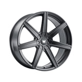 1 X MAZZI LAGUNA 22X8.5 5-110/5-115 72.6 Hub 38 Offset Black Wheel Rim