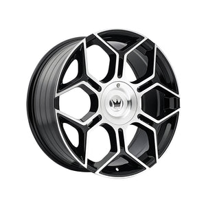 1 X MAZZI LIBRA 20X8.5 5-112/5-120 74.1 Hub 35 Offset Black Wheel Rim