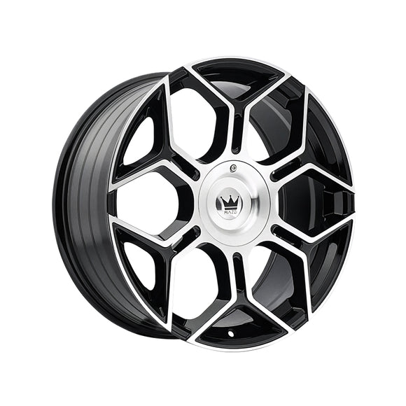1 X MAZZI LIBRA 20X8.5 5-110/5-115 72.6 Hub 35 Offset Black Wheel Rim