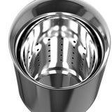 Coolstuffguru 2.5" Inlet / 3.5" Outlet Chrome Stainless Steel Adjustable Exhaust Muffler Tip