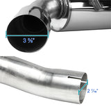 Coolstuffguru Compatible with Chevy Camaro 3.6L V6 Stainless Steel Dual Catback Exhaust Muffler Tip