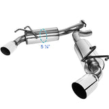 Coolstuffguru Compatible with Chevy Camaro 3.6L V6 Stainless Steel Dual Catback Exhaust Muffler Tip