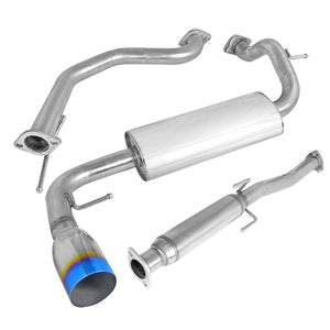 Coolstuffguru Compatible with Honda Crx Hatchback 3Dr Jdm N1 Burn Tip Exhaust Catback System