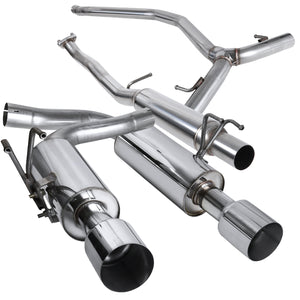 Coolstuffguru Compatible with/Replacement for 2016-2020 Honda Civic 1.5L Turbo Polished Stainless Steel S/S Catback Exhaust System