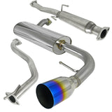 Coolstuffguru Compatible with Honda Civic 3 Door Dx Si Hatchback Catback Exhaust System Burnt Tip Stainless