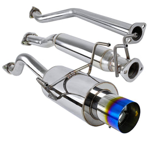 Coolstuffguru Compatible with Acura Rsx Type-S 2.0L Dc5 Jdm 4" Tip Catback System