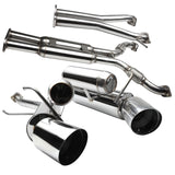 Coolstuffguru Compatible with Nissan 350Z Fairlady Z Z33 4.9" Stainless Dual Catback Exhaust