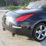 Coolstuffguru Compatible with Nissan 350Z Z33 Fairlady Z Dual Catback Exhaust Burnt Tip