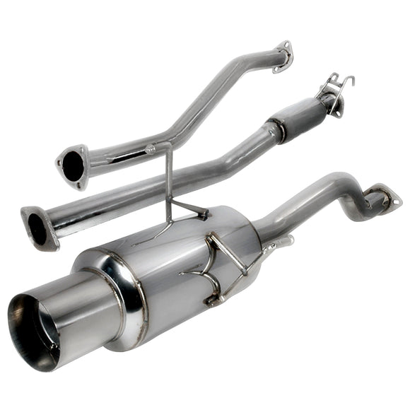 Coolstuffguru Compatible with Honda Civic 2 4 Dr Ex Model Catback Exhaust System 02 03 04