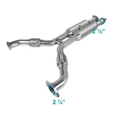 Coolstuffguru Compatible with Infiniti G35 2Dr Coupe Dual Exhaust Catback System Burnt Tip