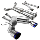 Coolstuffguru Fit Infiniti G35 Coupe 2Dr Dual Burnt Tip Catback Exhaust System Pipe Spec-D