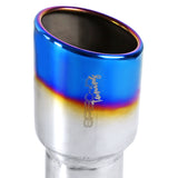 Coolstuffguru Compatible with Ford Mustang 2.3L EcoBoost Catback Exhaust System Stainless Steel Burnt Tip