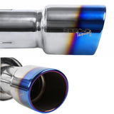 Coolstuffguru Compatible with Ford Mustang 2.3L EcoBoost Catback Exhaust System Stainless Steel Burnt Tip