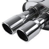 Coolstuffguru Compatible with Subaru Impreza WRX STI Sedan S/S Catback Quad Tip Exhaust Muffler System