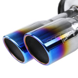 Coolstuffguru Compatible with Subaru Impreza WRX STI Sedan S/S Catback Quad Burnt Tip Exhaust Muffler