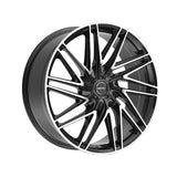 1 X Motiv 429MB 22X9 6X135/6X5.50 106.2 Hub +25 Offset Black Wheel Rim