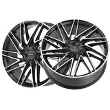 1 X Motiv 429MB 22X9 6X135/6X5.50 106.2 Hub +25 Offset Black Wheel Rim