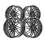 1 X Motiv 429MB 22X9 6X135/6X5.50 106.2 Hub +25 Offset Black Wheel Rim