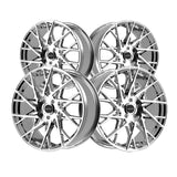 1 X Motiv 430C 17X7.5 5X112/5X4.50 73.1 Hub +40 Offset Chrome Wheel Rim