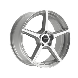 1 X Motiv 433MS 17X7.5 5X108 73.1 Hub +40 Offset Silver Wheel Rim