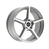1 X Motiv 433MS 16X7.5 5X120 74.1 Hub +40 Offset Silver Wheel Rim