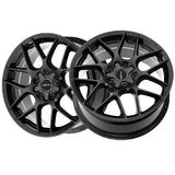 1 X Motiv 435B 17X7.5 5X112/5X4.50 73.1 Hub +40 Offset Black Wheel Rim