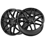 1 X Motiv 435B Foil 18X8 5X108/5X4.50 73.1 Hub +42 Offset Black Wheel Rim