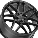 1 X Motiv 435B Foil 18X8 5X108/5X4.50 73.1 Hub +42 Offset Black Wheel Rim