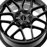 1 X Motiv 435G 17X7.5 5X108/5X4.50 73.1 Hub +40 Offset Grey Wheel Rim