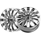 1 X Motiv 436C 18X7.5 5X108/5X4.50 73.1 Hub +42 Offset Chrome Wheel Rim