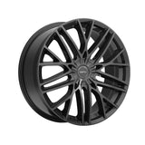 1 X Motiv 437B 22X9 5X115 / 5X120 74.1 Hub +20 Offset Black Wheel Rim