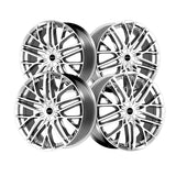 1 X Motiv 437C 20X8.5 5X115 / 5X120 74.1 Hub +20 Offset Chrome Wheel Rim
