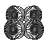 1 X Motiv 438B 22X9 6X135/6X5.50 106.2 Hub +25 Offset Black Wheel Rim