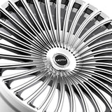 1 X Motiv 438C 22X9 6X135/6X5.50 106.2 Hub +25 Offset Chrome Wheel Rim