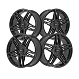 1 X Motiv 440B 18X7.5 5X4.50/5X120 74.1 Hub +40 Offset Black Wheel Rim