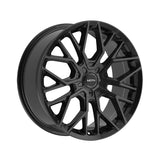 1 X Motiv 441B 16X7.5 5X4.50/5X120 74.1 Hub +40 Offset Black Wheel Rim