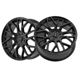 1 X Motiv 441B 16X7.5 5X4.50/5X120 74.1 Hub +40 Offset Black Wheel Rim