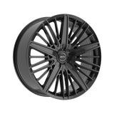 1 X Motiv 443B 24X9.5 5X115/5X120 74.1 Hub +15 Offset Black Wheel Rim
