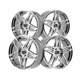 1 X Motiv 440C 20X8.5 5X112/5X4.50 73.1 Hub +40 Offset Chrome Wheel Rim