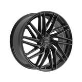 1 X Motiv 429B Align 24X9.5 6X135/6X5.50 87.1 Hub +25 Offset Black Wheel Rim