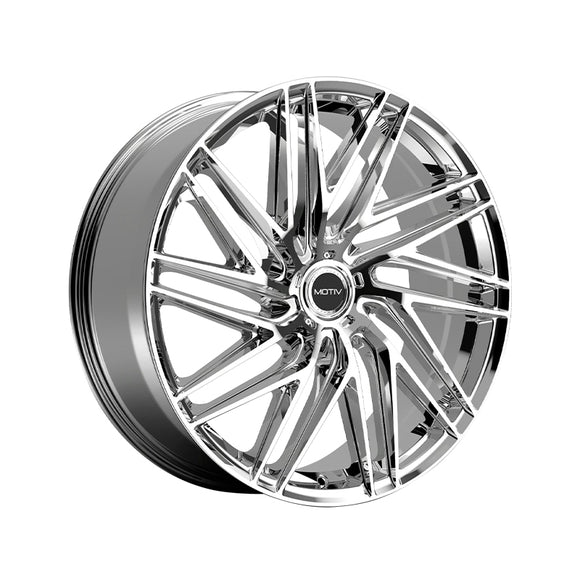 1 X Motiv 429C 22X9 5X108/5X4.50 73.1 Hub +40 Offset Chrome Wheel Rim