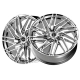 1 X Motiv 429C Align 20X8.5 5X4.50 74.1 Hub 40 Offset Chrome Wheel Rim
