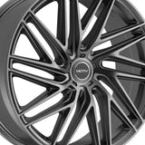 1 X Motiv 429G 20X8.5 5X112/5X4.50 73.1 Hub +40 Offset Grey Wheel Rim