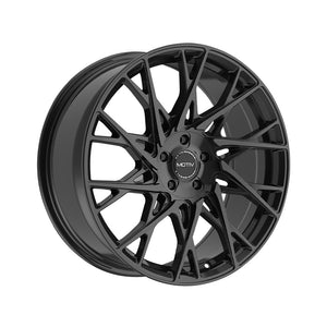 1 X Motiv 430B 17X7.5 5X108/5X4.50 73.1 Hub +40 Offset Black Wheel Rim