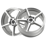 1 X Motiv 433MS Blade 17X7.5 5X4.50 73.1 Hub +40 Offset Black Wheel Rim