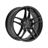 1 X Motiv 434B Matic 17X7.5 5X4.50/5X120 74.1 Hub +40 Offset Black Wheel Rim