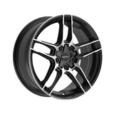 1 X Motiv 434MB Matic 17X7.5 5X4.50/5X120 74.1 Hub +40 Offset Black Wheel Rim